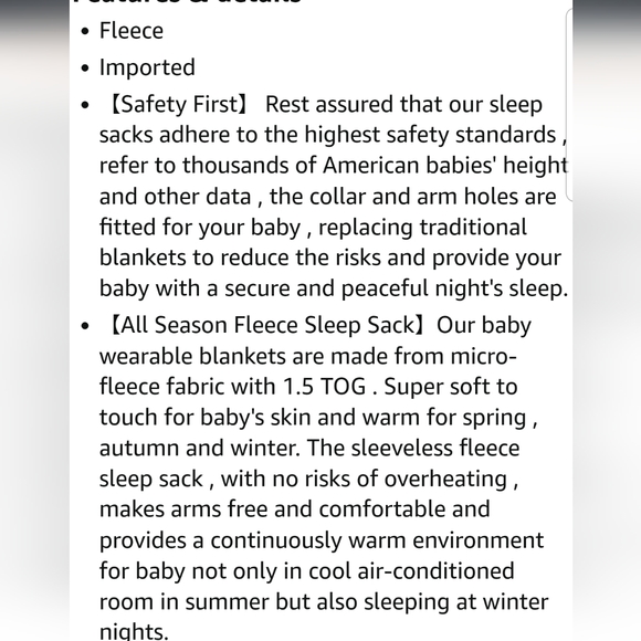 NWT Loxxii Baby Sleep Sack 18/24M Blush W/Double Zipper - Picture 4 of 11